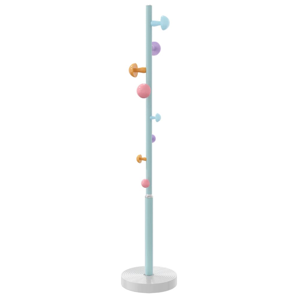 vidaXL Cuier de haine, albastru, 172 cm, fier vopsit electrostatic
