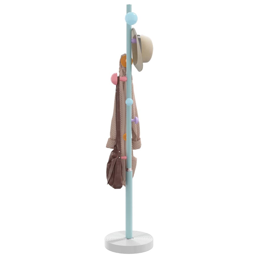 vidaXL Cuier de haine, albastru, 172 cm, fier vopsit electrostatic