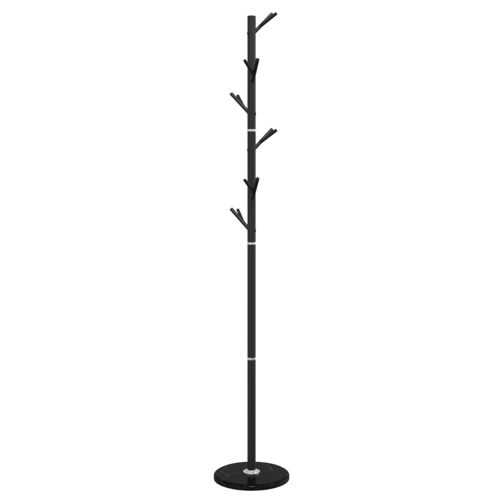 vidaXL Cuier de haine, negru, 175 cm, fier vopsit electrostatic vidaXL Cuier de haine, negru, 175 cm, fier vopsit electrostatic