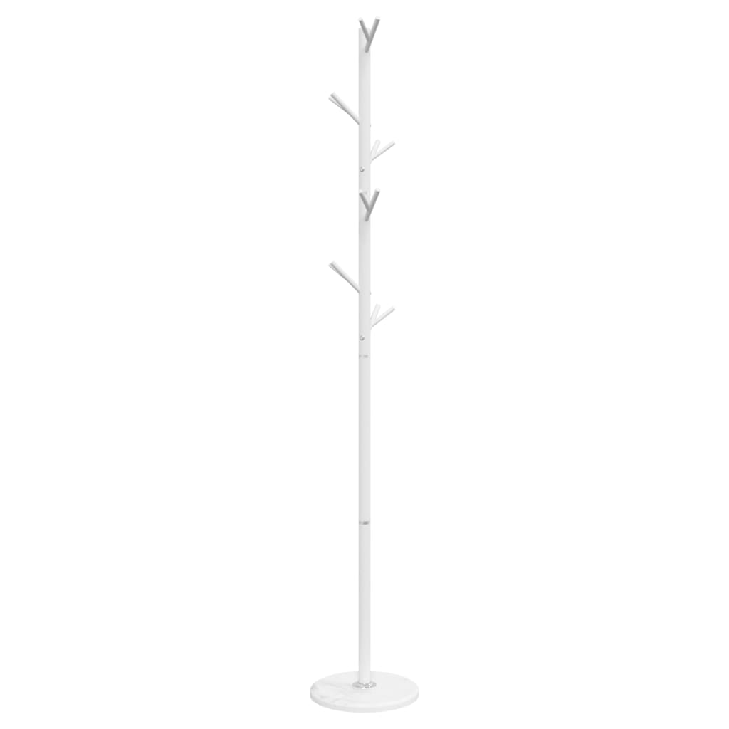 vidaXL Cuier de haine, alb, 175 cm, fier vopsit electrostatic
