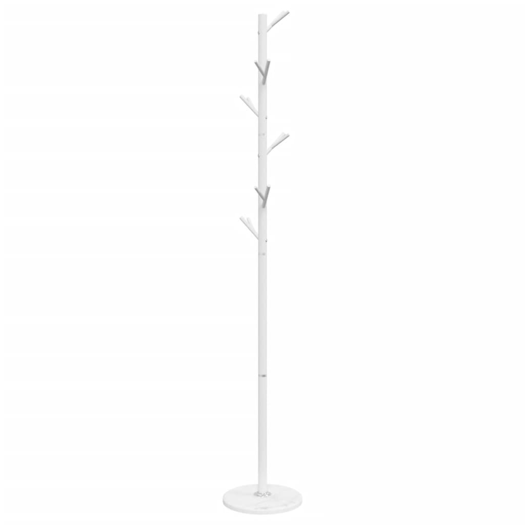 vidaXL Cuier de haine, alb, 175 cm, fier vopsit electrostatic