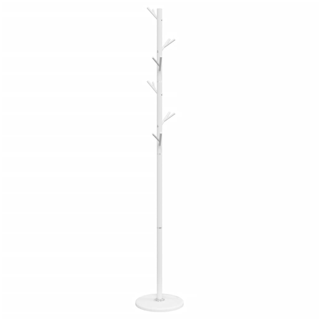 vidaXL Cuier de haine, alb, 175 cm, fier vopsit electrostatic