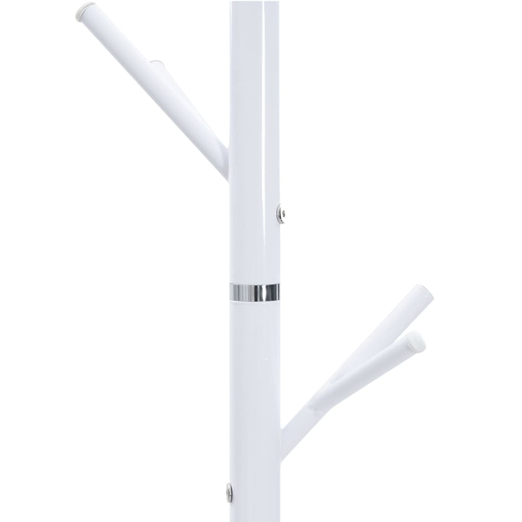vidaXL Cuier de haine, alb, 175 cm, fier vopsit electrostatic