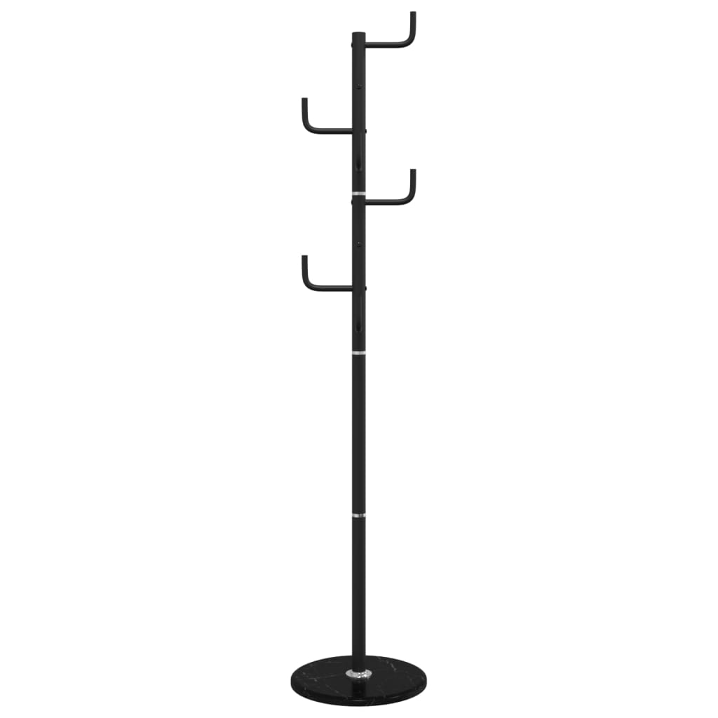vidaXL Cuier de haine, negru, 183 cm, fier vopsit electrostatic