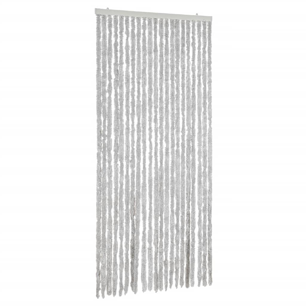 vidaXL Perdea pentru insecte, gri, 90x220 cm, chenille vidaXL Perdea pentru insecte, gri, 90x220 cm, chenille