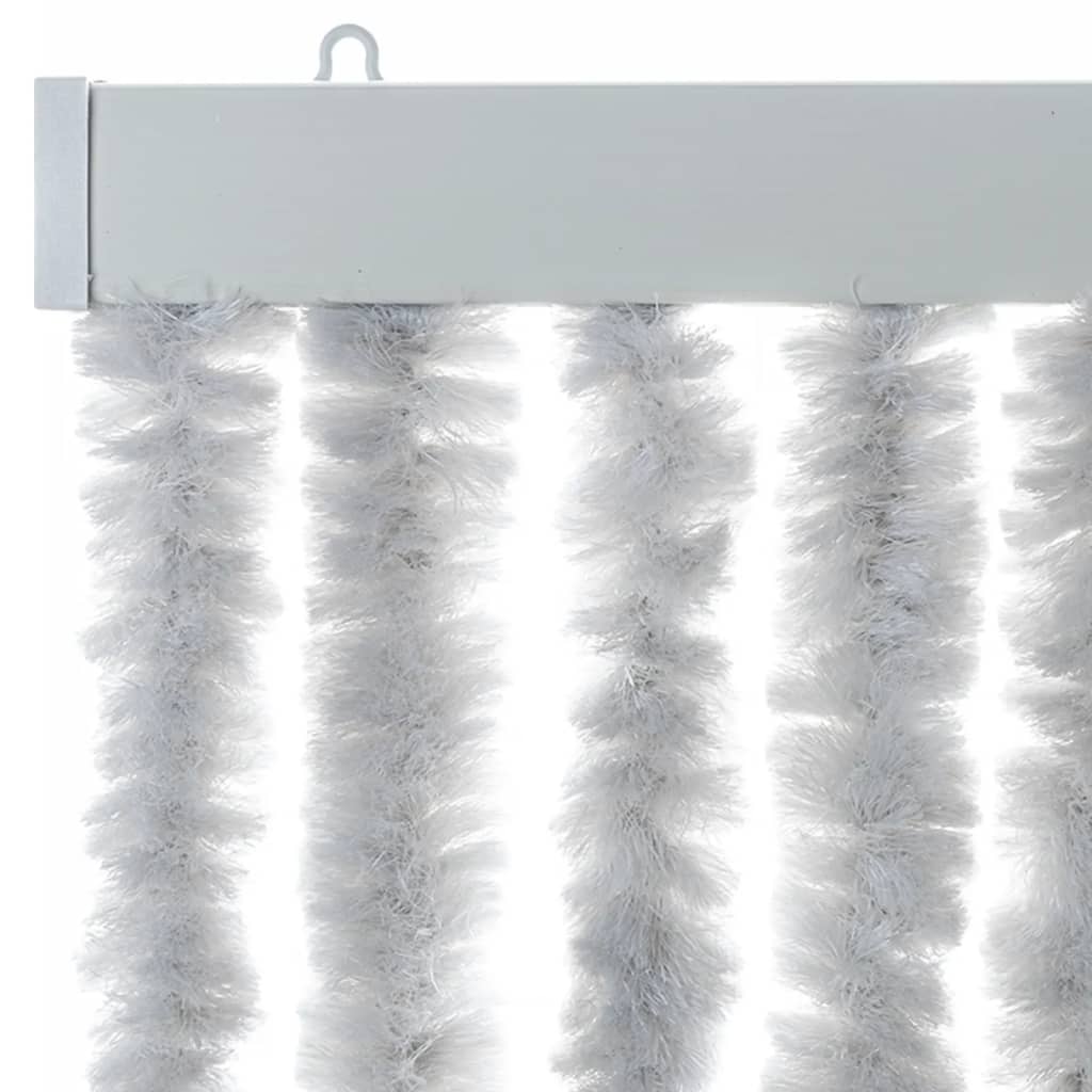 vidaXL Perdea pentru insecte, gri, 90x220 cm, chenille vidaXL Perdea pentru insecte, gri, 90x220 cm, chenille