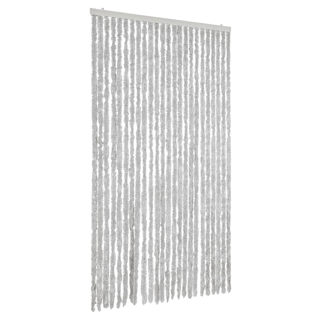 vidaXL Perdea pentru insecte, gri, 100x220 cm, chenille vidaXL Perdea pentru insecte, gri, 100x220 cm, chenille