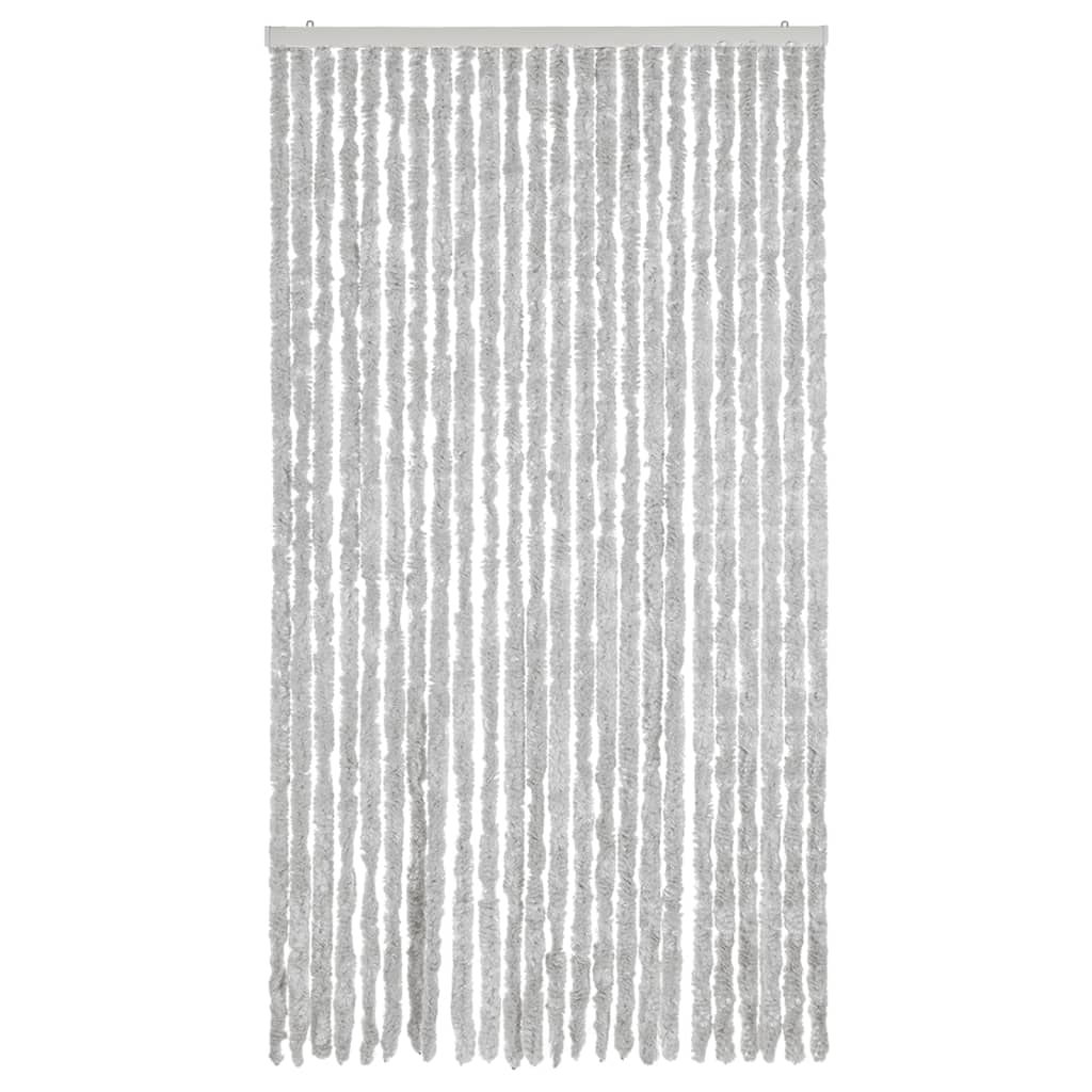 vidaXL Perdea pentru insecte, gri, 100x220 cm, chenille vidaXL Perdea pentru insecte, gri, 100x220 cm, chenille