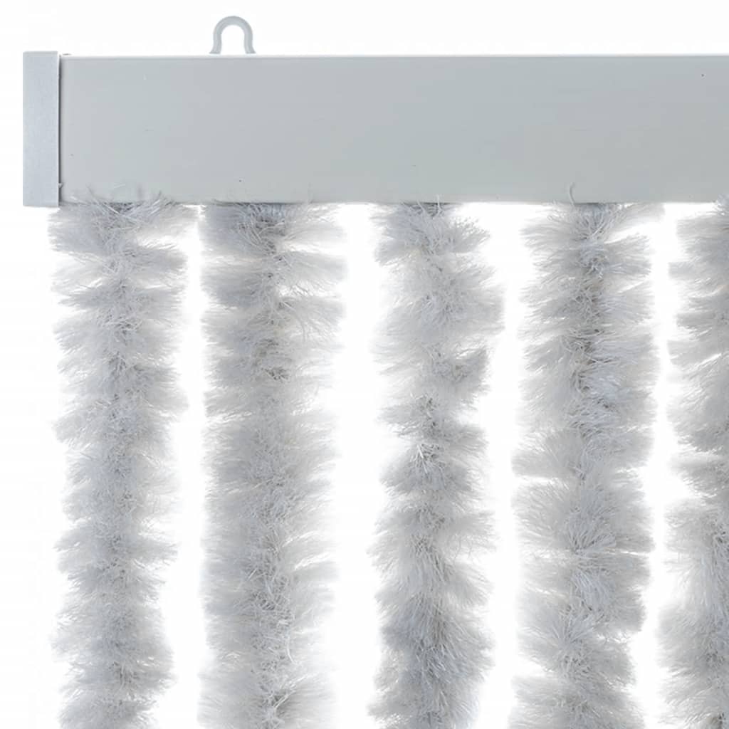 vidaXL Perdea pentru insecte, gri, 100x220 cm, chenille vidaXL Perdea pentru insecte, gri, 100x220 cm, chenille