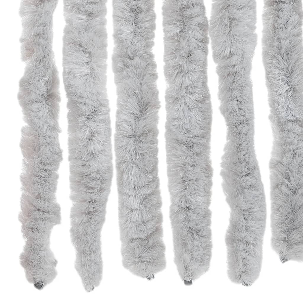 vidaXL Perdea pentru insecte, gri, 100x220 cm, chenille vidaXL Perdea pentru insecte, gri, 100x220 cm, chenille
