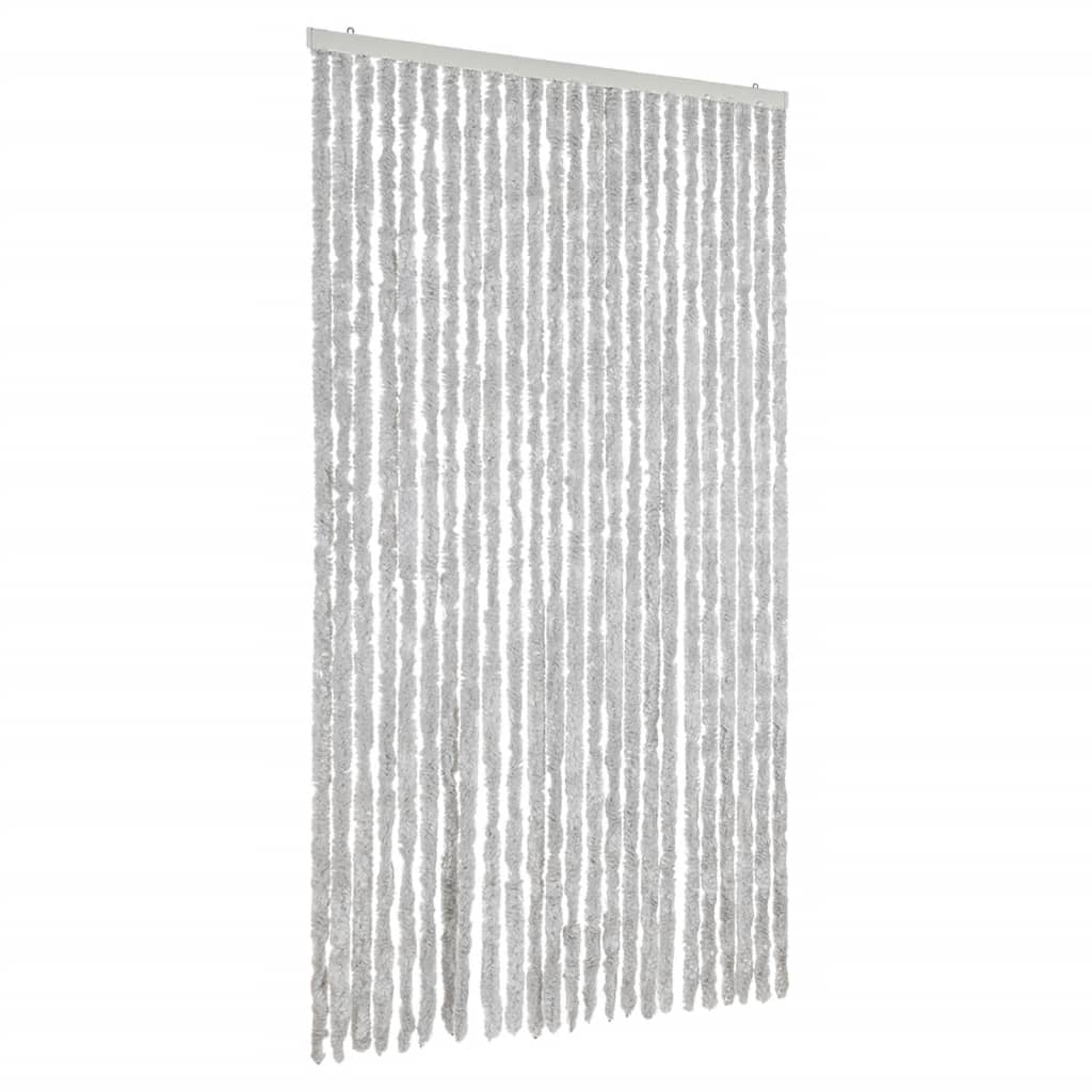 vidaXL Perdea pentru insecte, gri, 100x230 cm, chenille vidaXL Perdea pentru insecte, gri, 100x230 cm, chenille