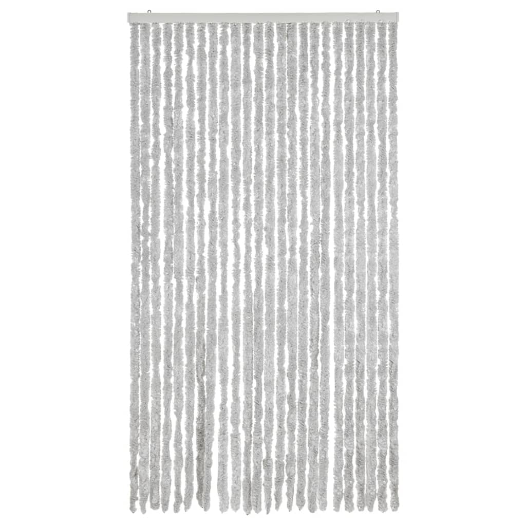 vidaXL Perdea pentru insecte, gri, 100x230 cm, chenille vidaXL Perdea pentru insecte, gri, 100x230 cm, chenille