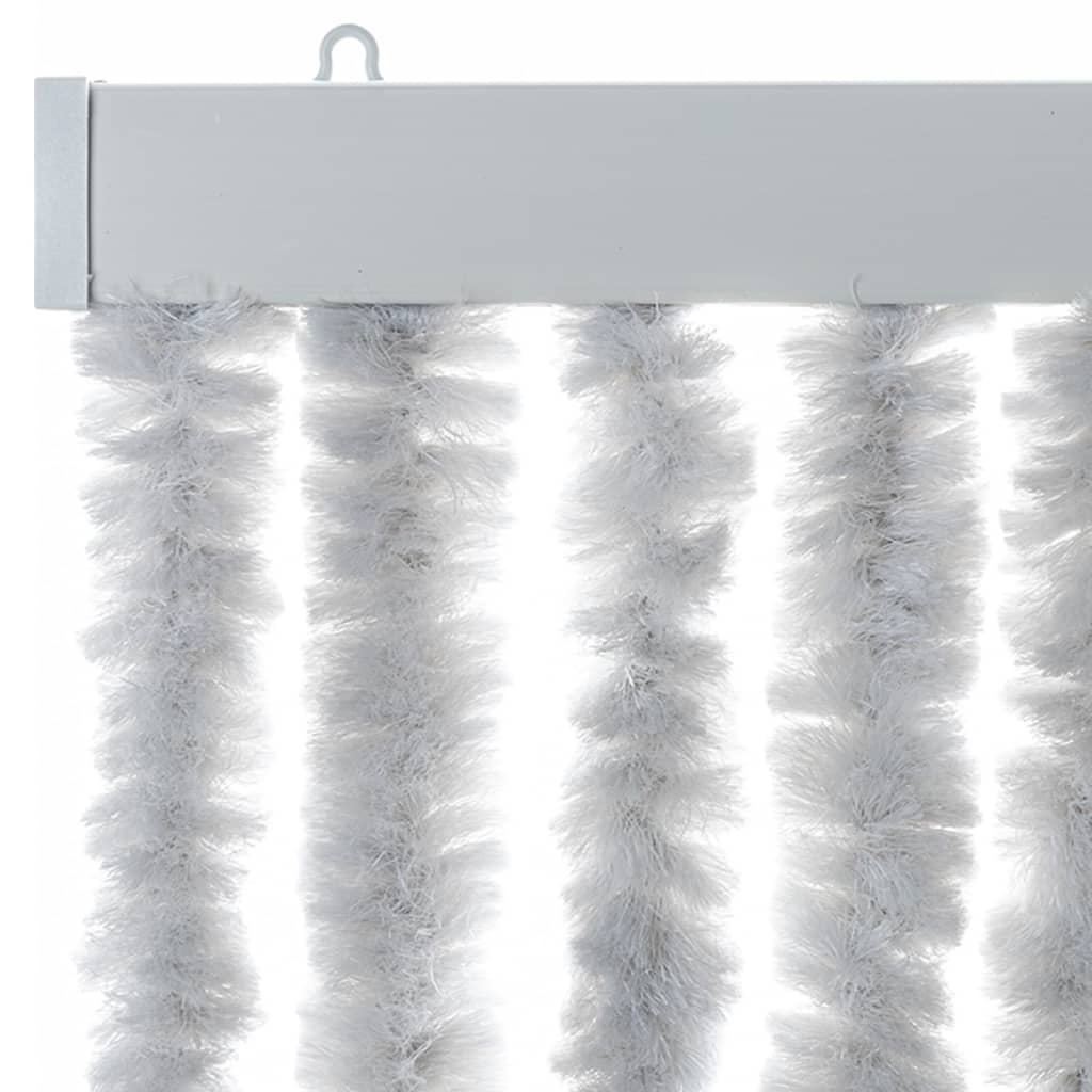 vidaXL Perdea pentru insecte, gri, 100x230 cm, chenille vidaXL Perdea pentru insecte, gri, 100x230 cm, chenille