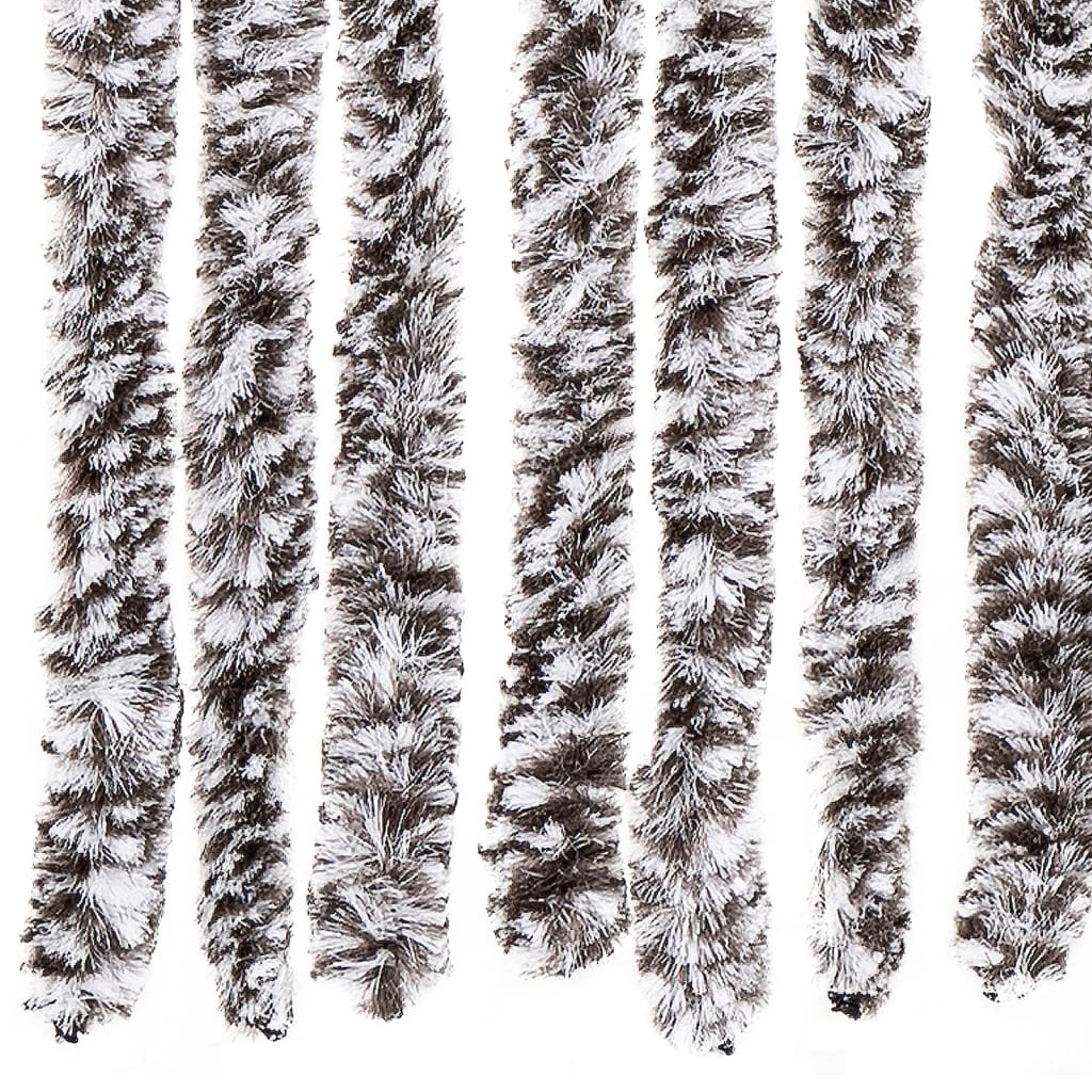 vidaXL Perdea pentru insecte, maro și bej, 100x230 cm, chenille vidaXL Perdea pentru insecte, maro și bej, 100x230 cm, chenille