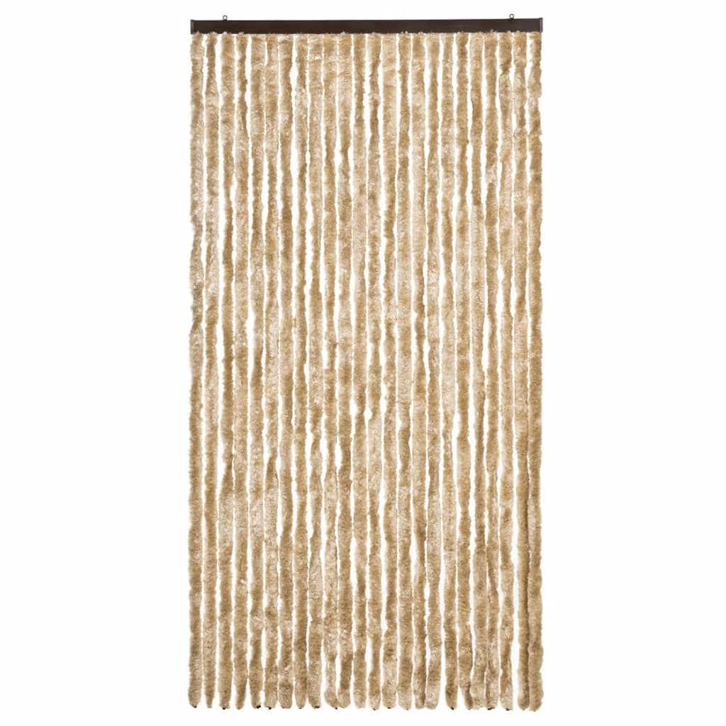 vidaXL Perdea pentru insecte, bej, 100x200 cm, chenille vidaXL Perdea pentru insecte, bej, 100x200 cm, chenille