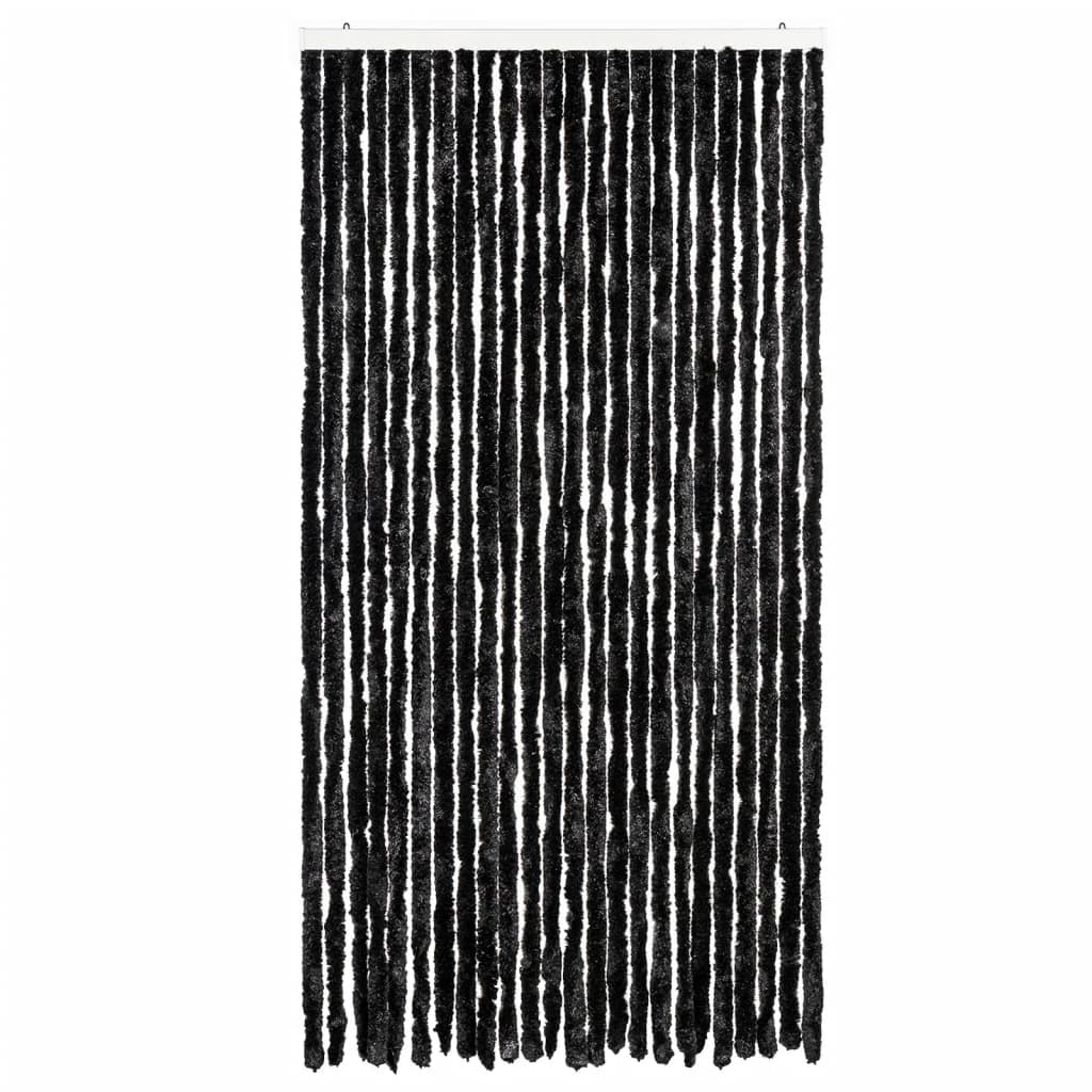 vidaXL Perdea pentru insecte, antracit, 100x200 cm, chenille vidaXL Perdea pentru insecte, antracit, 100x200 cm, chenille
