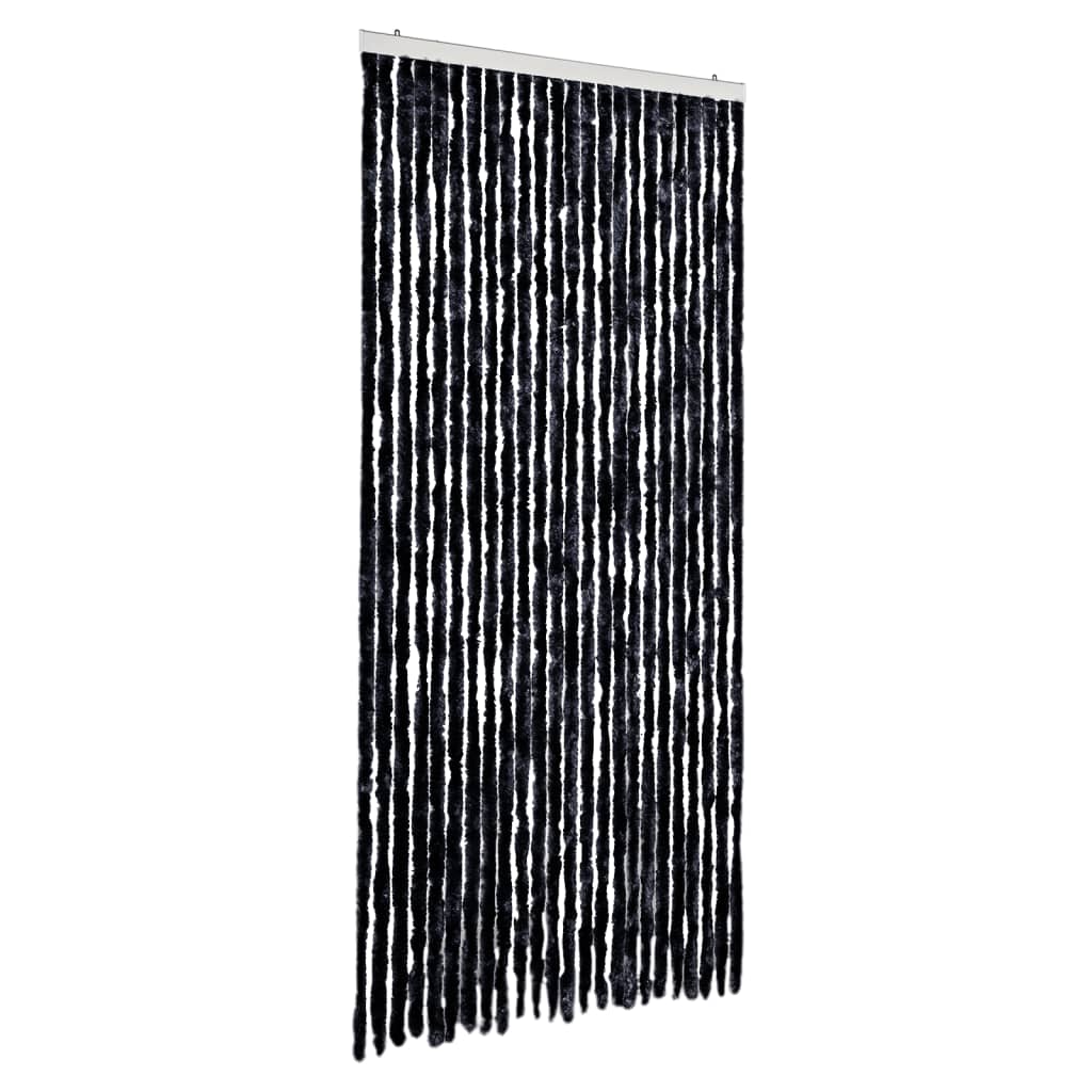 vidaXL Perdea pentru insecte, antracit, 100x230 cm, chenille vidaXL Perdea pentru insecte, antracit, 100x230 cm, chenille
