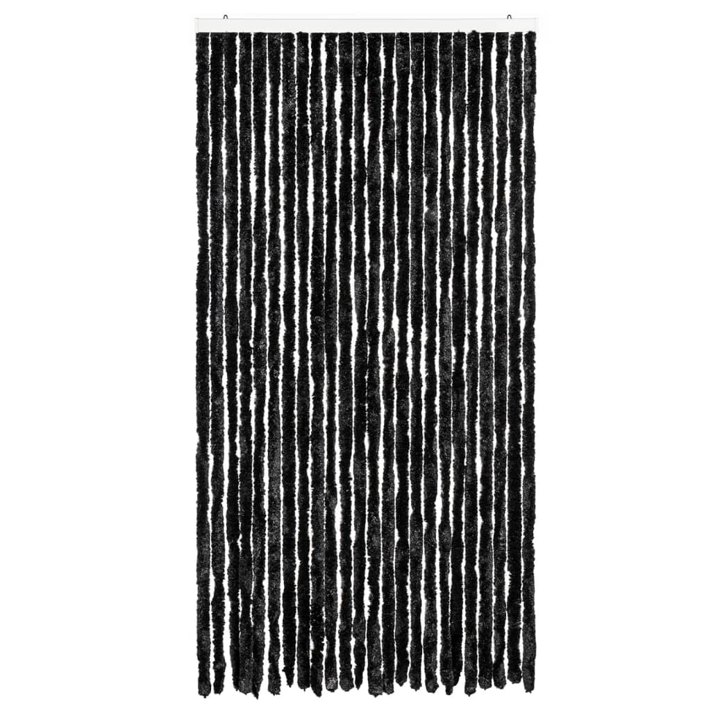 vidaXL Perdea pentru insecte, antracit, 100x230 cm, chenille vidaXL Perdea pentru insecte, antracit, 100x230 cm, chenille