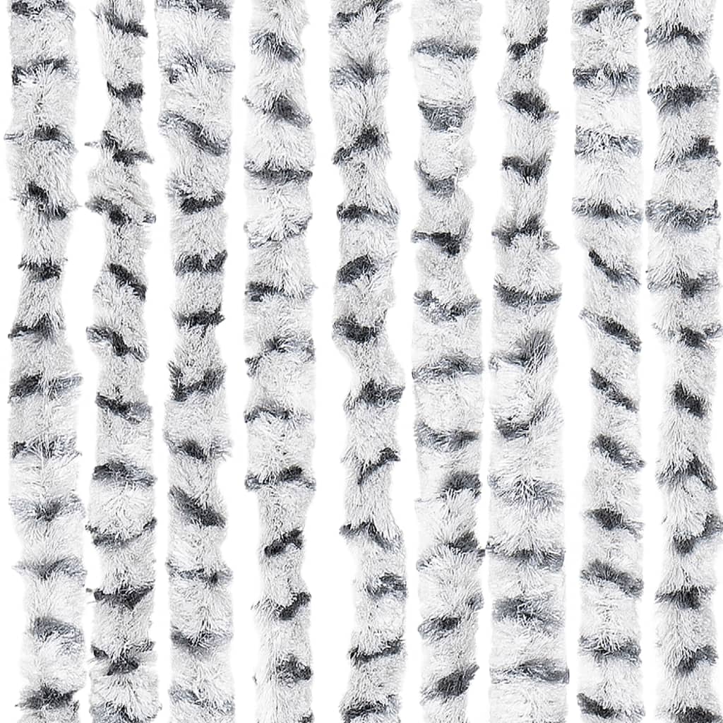 vidaXLPerdea pentru insecte gri deschis și gri închis56x200cm chenille vidaXLPerdea pentru insecte gri deschis și gri închis56x200cm chenille