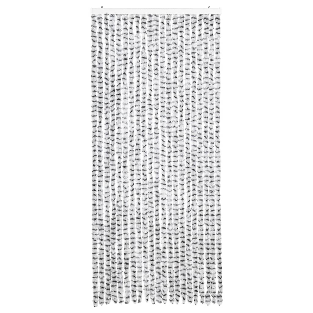 vidaXLPerdea pentru insecte gri deschis și gri închis90x200cm chenille vidaXLPerdea pentru insecte gri deschis și gri închis90x200cm chenille