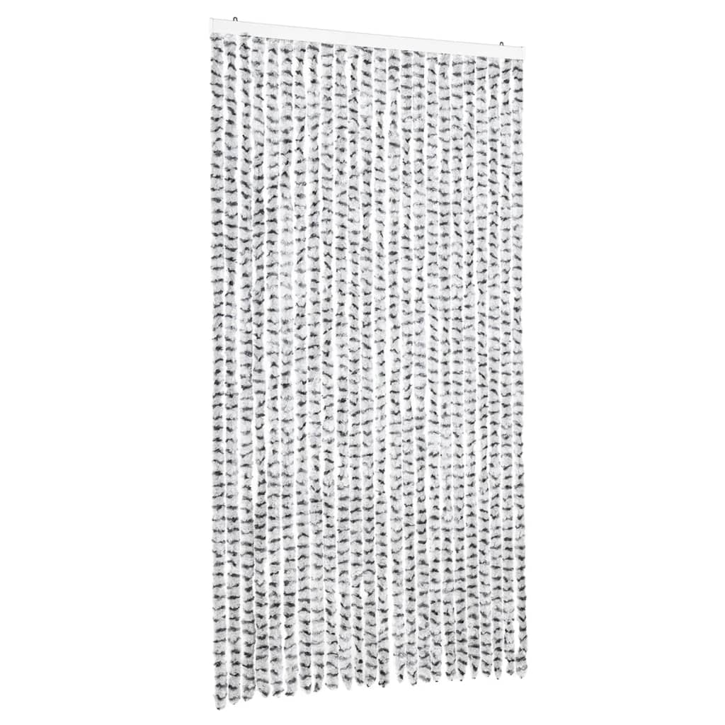 vidaXLPerdea pentru insecte gri deschis și gri închis100x200cmchenille vidaXLPerdea pentru insecte gri deschis și gri închis100x200cmchenille