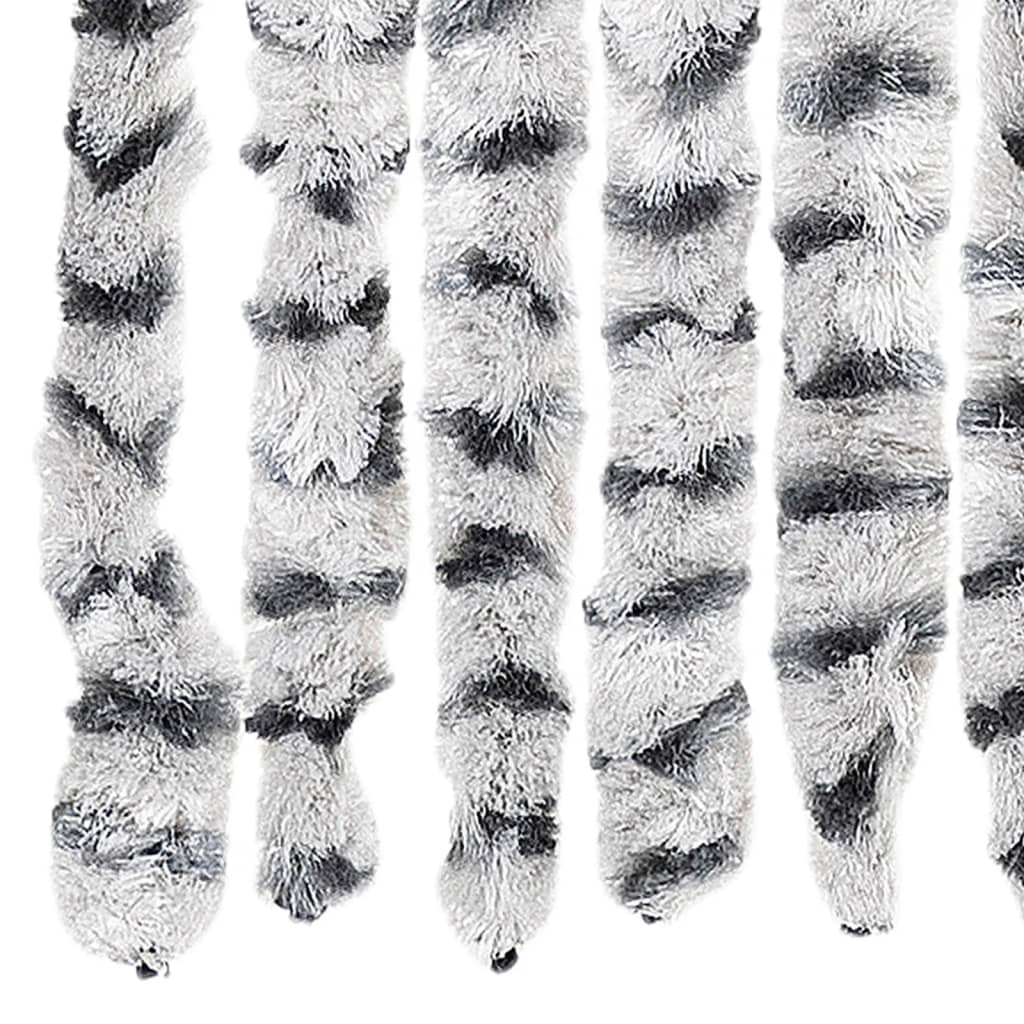 vidaXLPerdea pentru insecte gri deschis și gri închis100x200cmchenille vidaXLPerdea pentru insecte gri deschis și gri închis100x200cmchenille