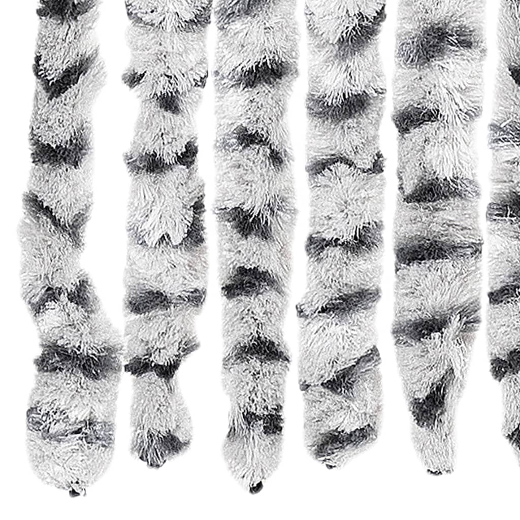 vidaXLPerdea pentru insecte gri deschis și gri închis100x230cmchenille vidaXLPerdea pentru insecte gri deschis și gri închis100x230cmchenille