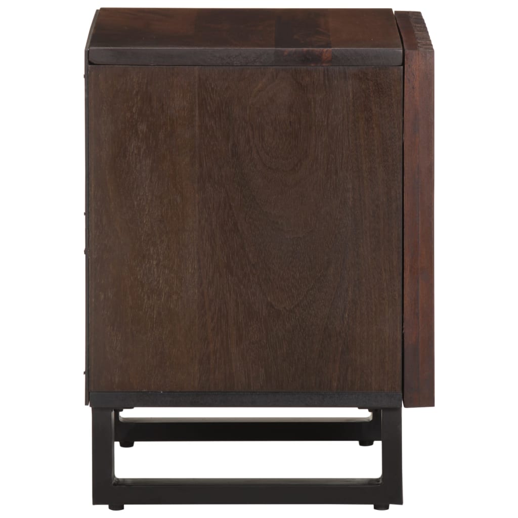 vidaXL Noptiere, 2 buc., 40x34x46 cm, lemn masiv de acacia vidaXL Noptiere, 2 buc., 40x34x46 cm, lemn masiv de acacia
