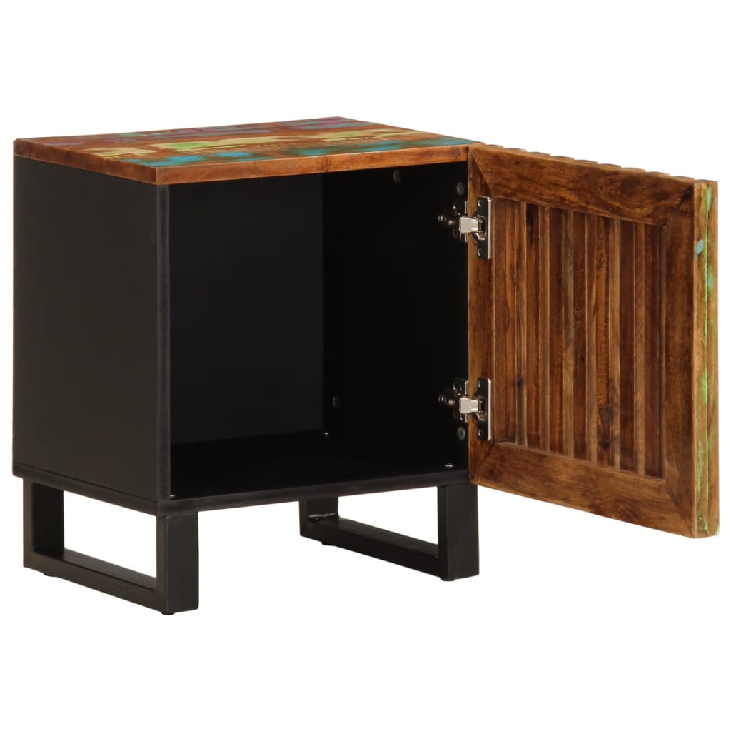 vidaXL Noptiere, 2 buc., 40x34x46 cm, lemn masiv reciclat vidaXL Noptiere, 2 buc., 40x34x46 cm, lemn masiv reciclat