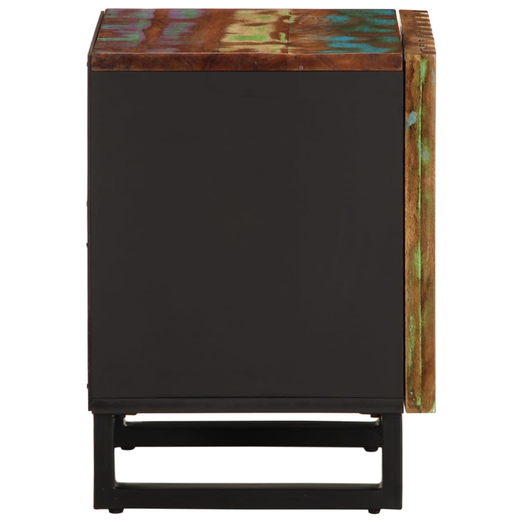 vidaXL Noptiere, 2 buc., 40x34x46 cm, lemn masiv reciclat vidaXL Noptiere, 2 buc., 40x34x46 cm, lemn masiv reciclat