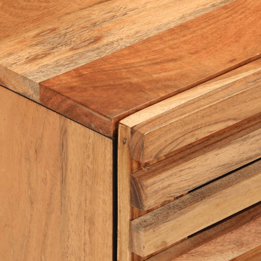 vidaXL Noptiere, 2 buc., 40x34x46 cm, lemn masiv de acacia vidaXL Noptiere, 2 buc., 40x34x46 cm, lemn masiv de acacia