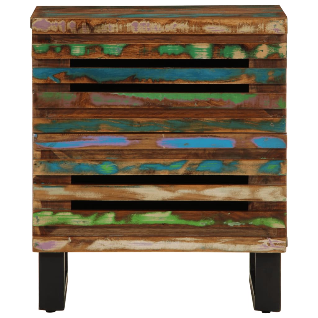 vidaXL Noptiere, 2 buc., 40x34x46 cm, lemn masiv reciclat vidaXL Noptiere, 2 buc., 40x34x46 cm, lemn masiv reciclat