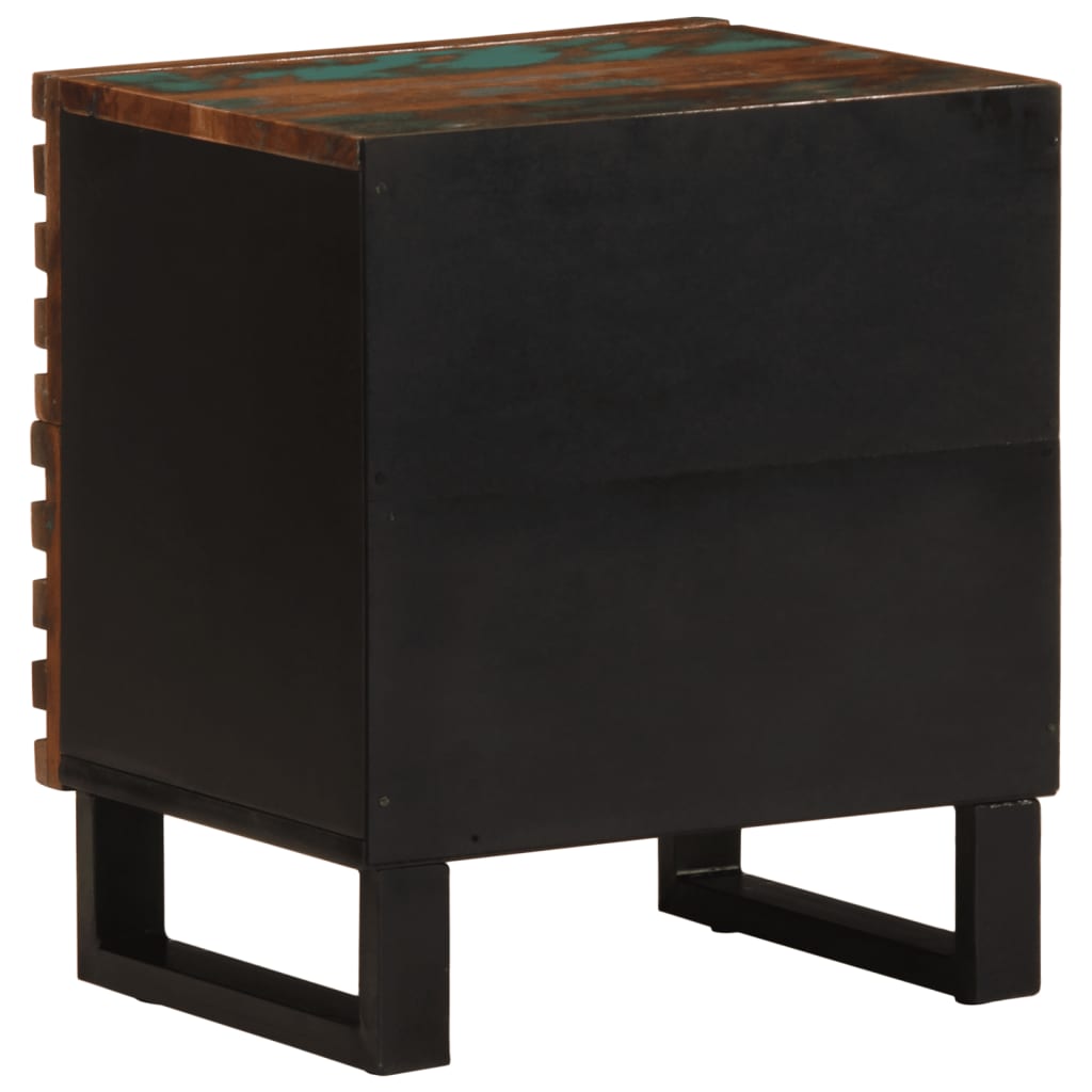 vidaXL Noptiere, 2 buc., 40x34x46 cm, lemn masiv reciclat vidaXL Noptiere, 2 buc., 40x34x46 cm, lemn masiv reciclat