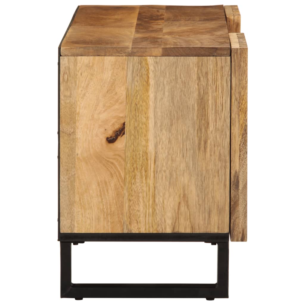 vidaXL Dulap TV, 105x34x46 cm, lemn masiv mango brut