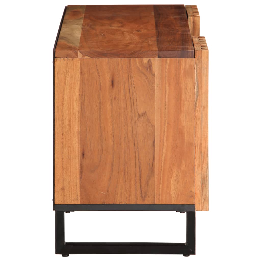 vidaXL Dulap TV, 105x34x46 cm, lemn masiv de acacia