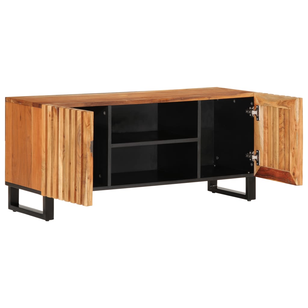 vidaXL Dulap TV, 105x34x46 cm, lemn masiv de acacia