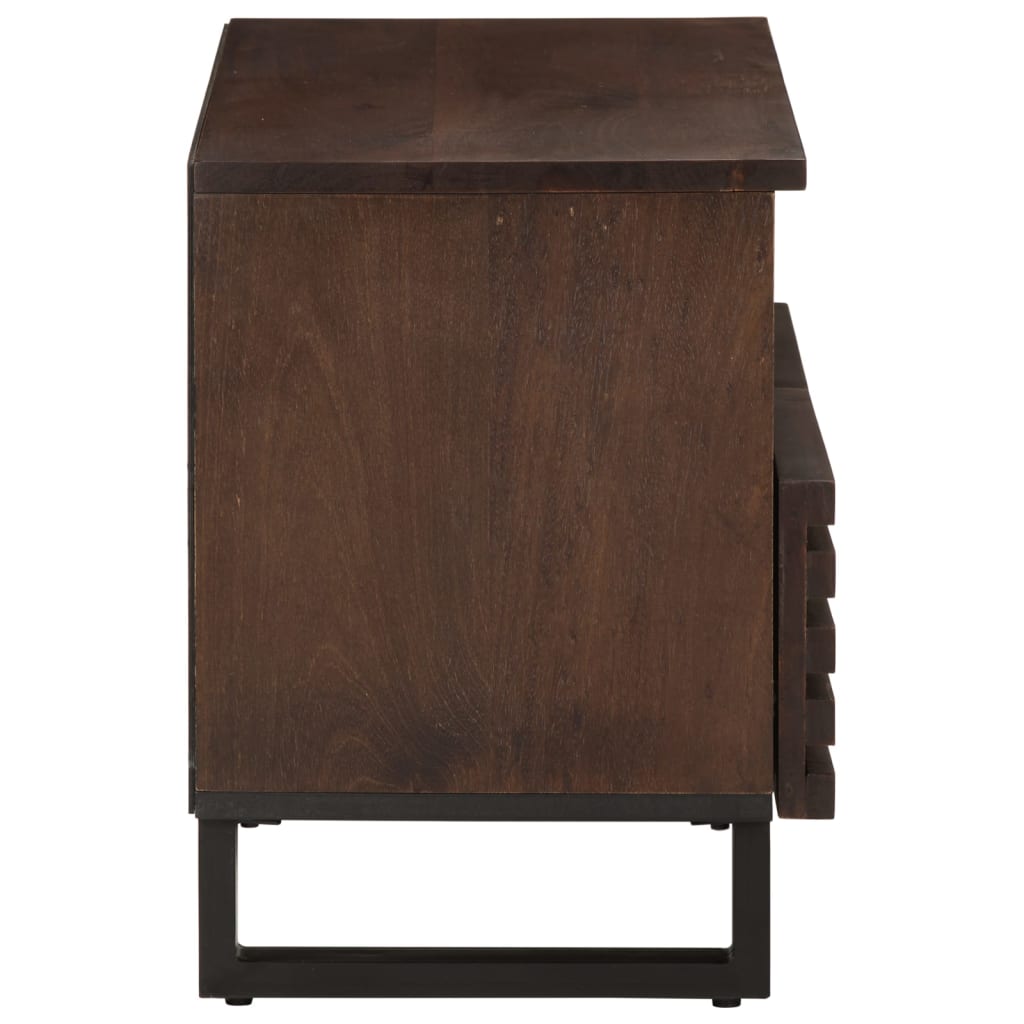 vidaXL Dulap TV maro 70x34x46 cm lemn masiv de mango