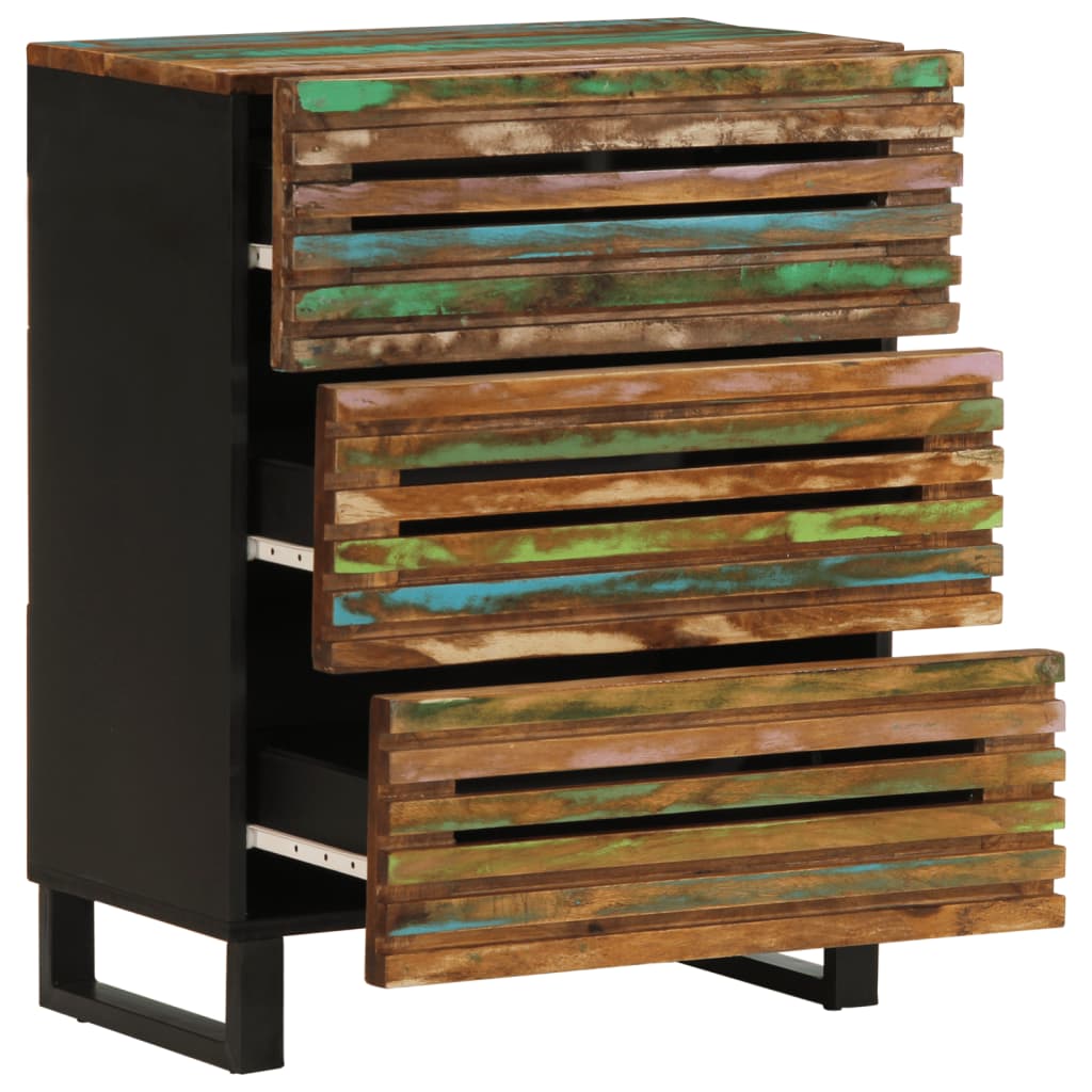 vidaXL Dulap, 60x34x75 cm, lemn masiv de acacia