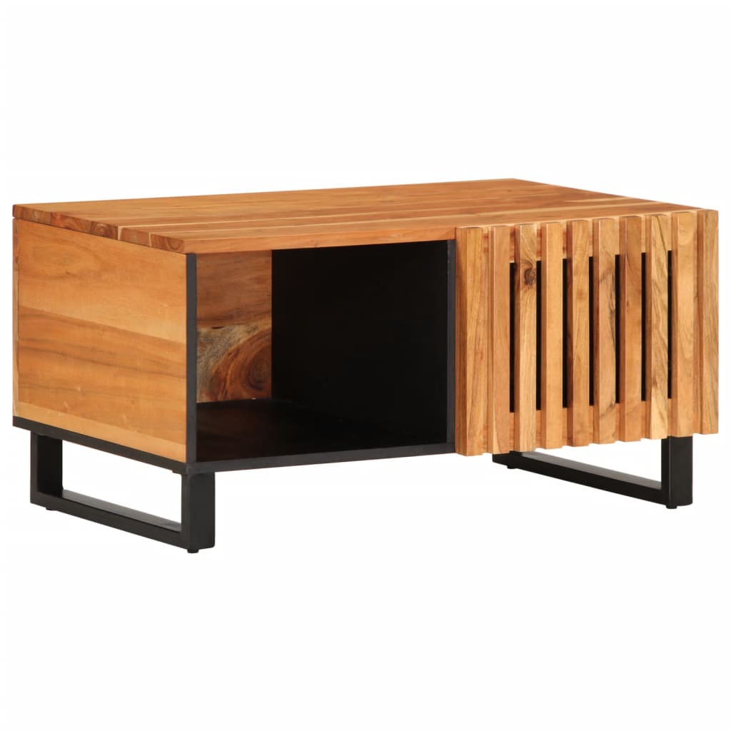 vidaXL Măsuță de cafea, 80x51x40 cm, lemn masiv de acacia vidaXL Măsuță de cafea, 80x51x40 cm, lemn masiv de acacia