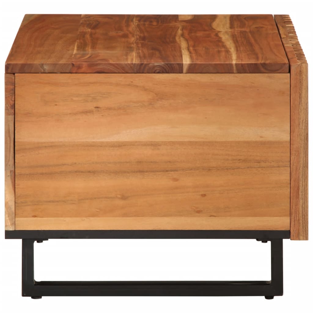 vidaXL Măsuță de cafea, 80x51x40 cm, lemn masiv de acacia vidaXL Măsuță de cafea, 80x51x40 cm, lemn masiv de acacia