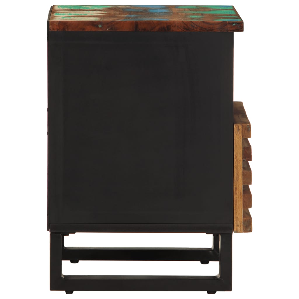 vidaXL Noptiere, 2 buc., 40x34x46 cm, lemn masiv reciclat vidaXL Noptiere, 2 buc., 40x34x46 cm, lemn masiv reciclat