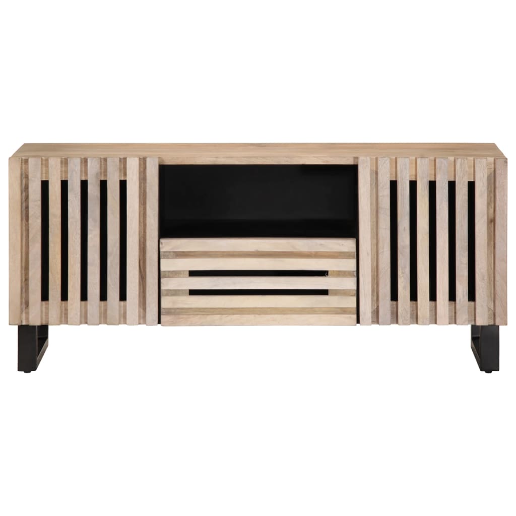 vidaXL Dulap TV, 100x34x46 cm, lemn masiv de mango