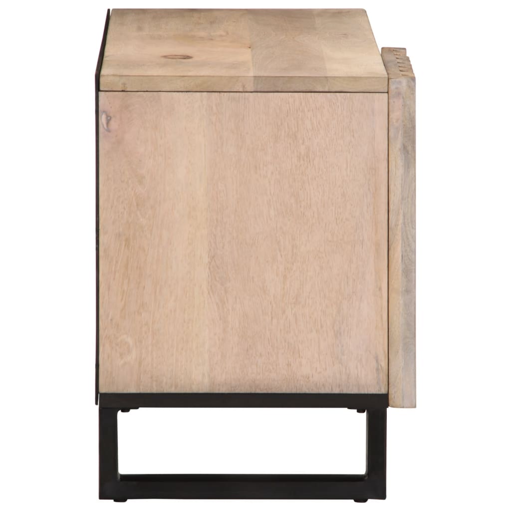 vidaXL Dulap TV, 80x34x46 cm, lemn masiv de mango