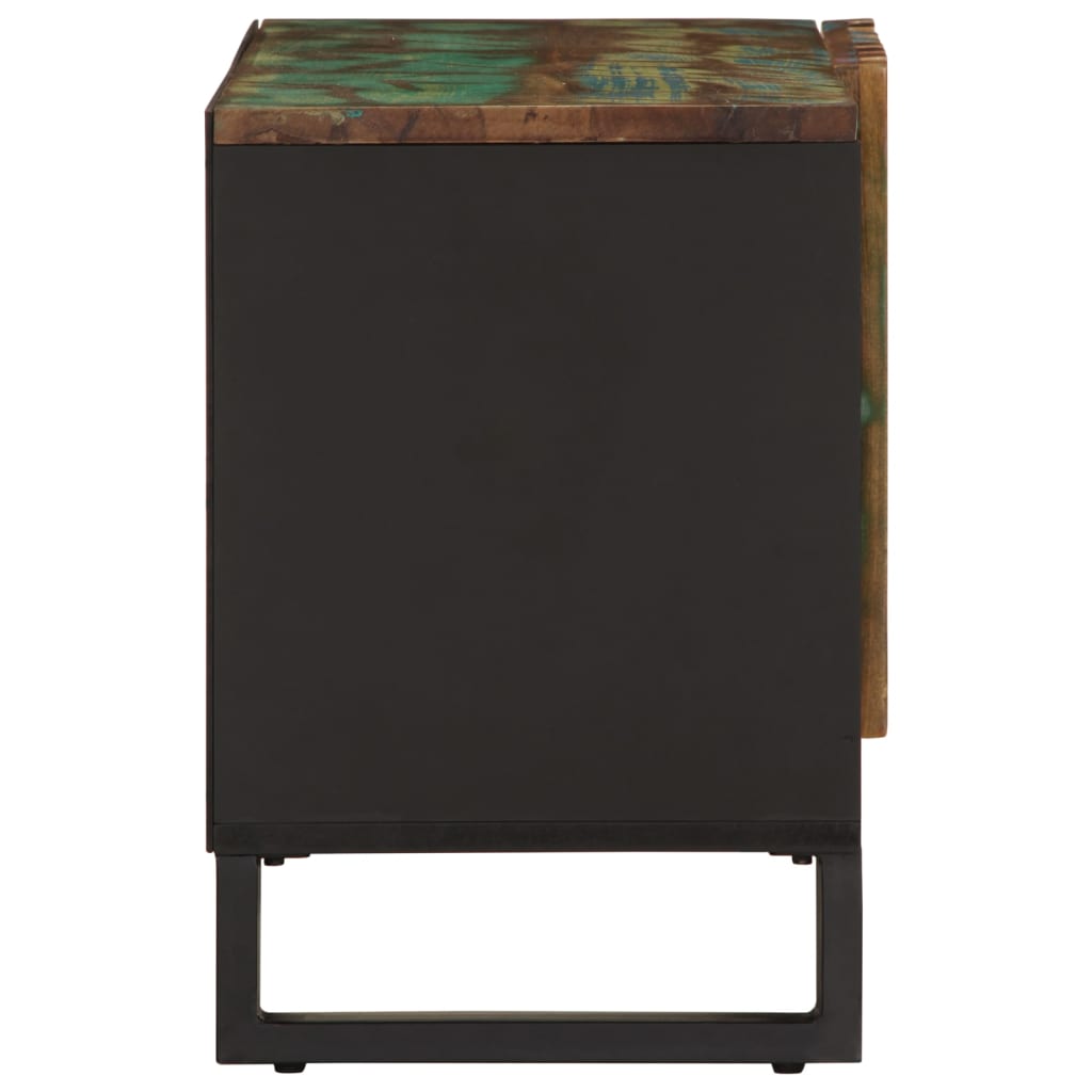 vidaXL Dulap TV, 80x34x46 cm, lemn masiv de acacia