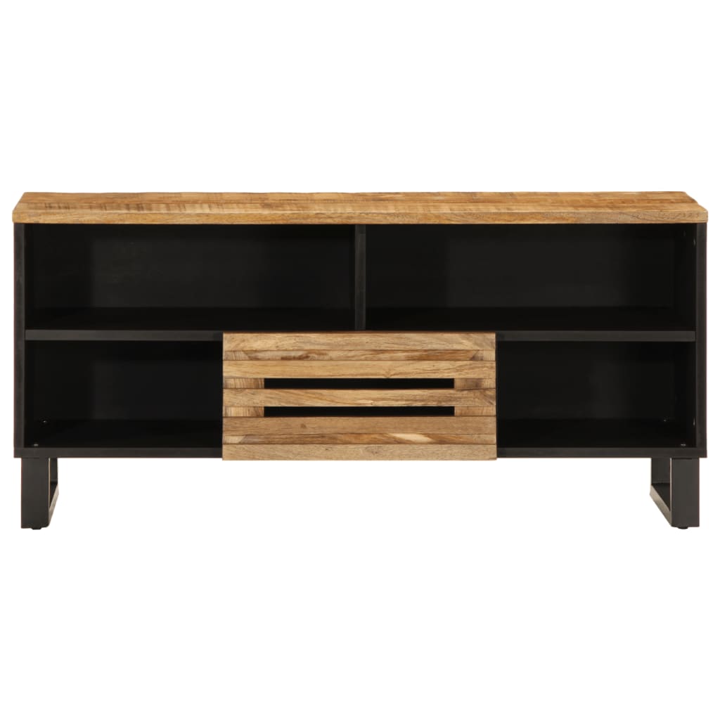 vidaXL Dulap TV, 100x34x46 cm, lemn masiv mango brut