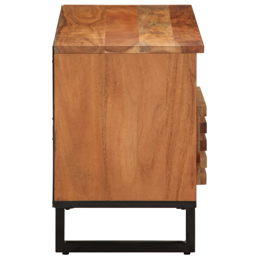 vidaXL Dulap TV, 100x34x46 cm, lemn masiv de acacia