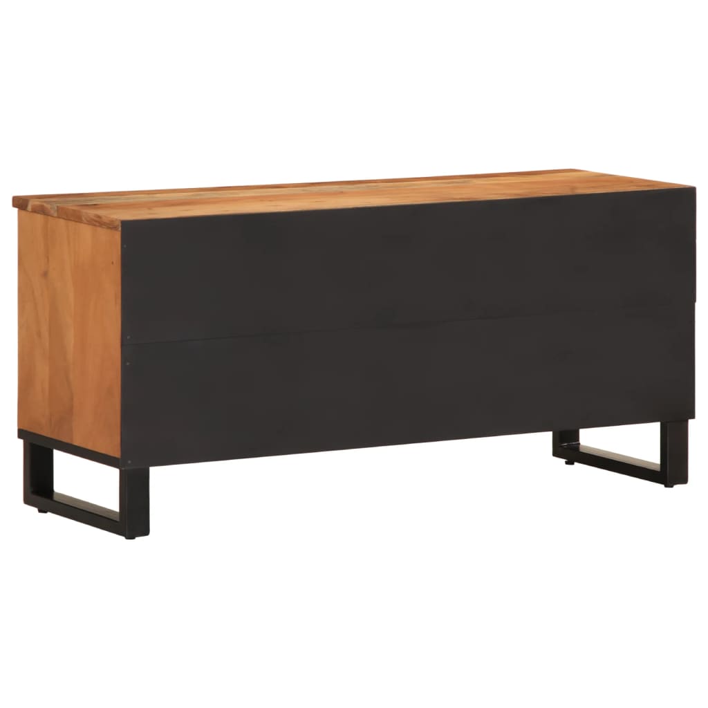 vidaXL Dulap TV, 100x34x46 cm, lemn masiv de acacia