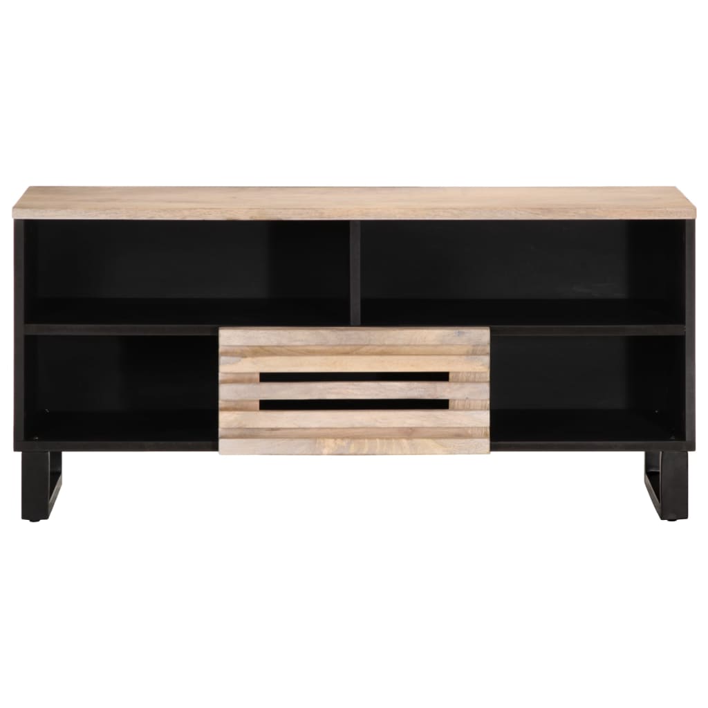 vidaXL Dulap TV, 100x34x46 cm, lemn masiv de mango