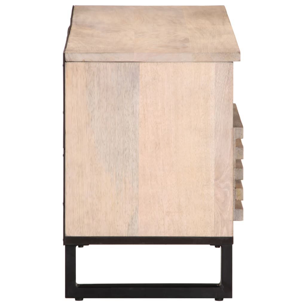 vidaXL Dulap TV, 100x34x46 cm, lemn masiv de mango