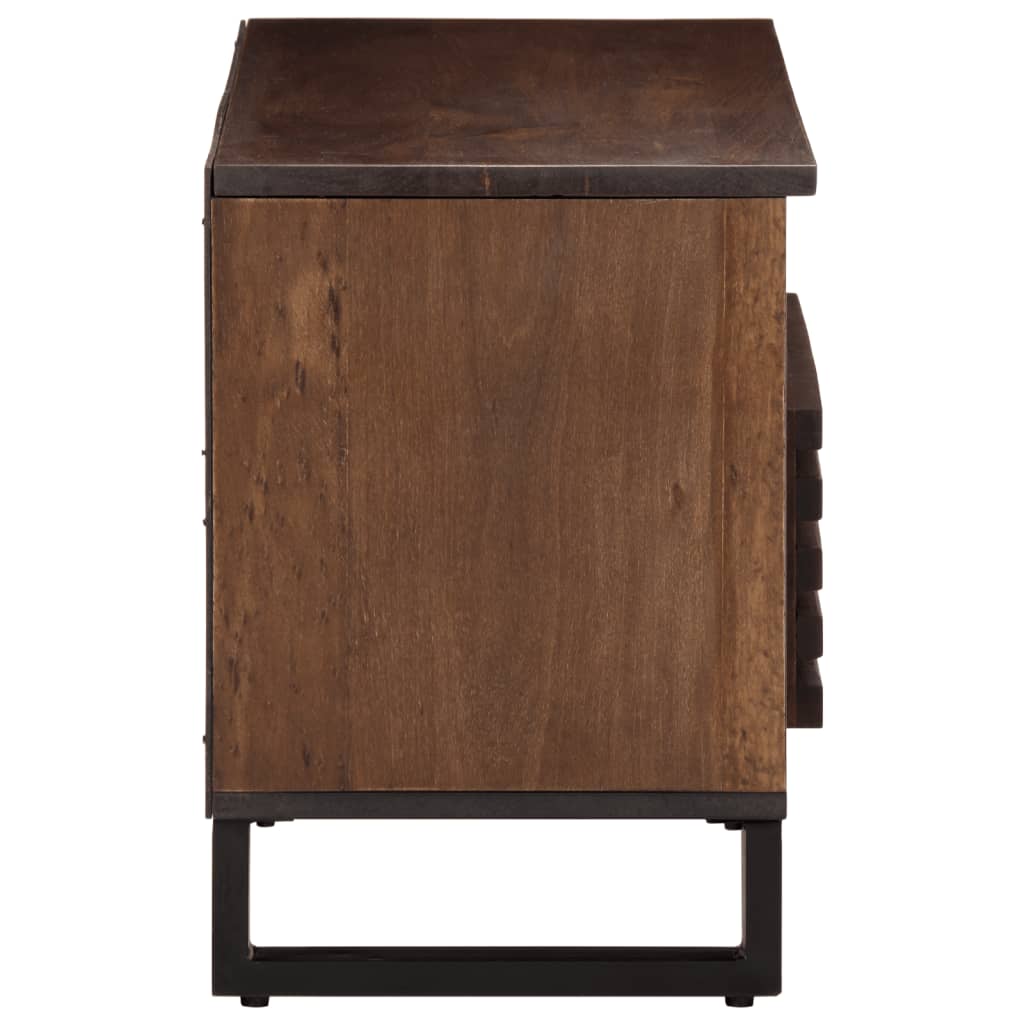 vidaXL Dulap TV maro 80x34x46 cm lemn masiv de mango vidaXL Dulap TV maro 80x34x46 cm lemn masiv de mango
